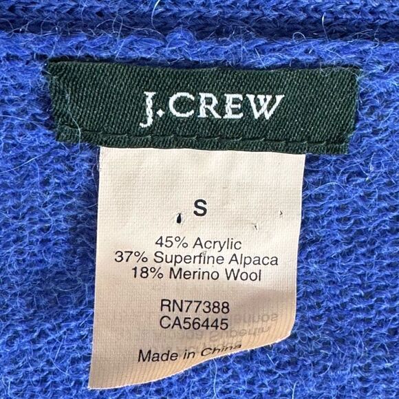 J. Crew Sweater Womens Size Small cardigan button up knit Alpaca and Wool blend - Picture 5 of 11